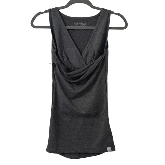 Lalabu Soothe‎ Shirt XS Babywearing Carrier Tank Top Kangaroo Pouch - Picture 1 of 6